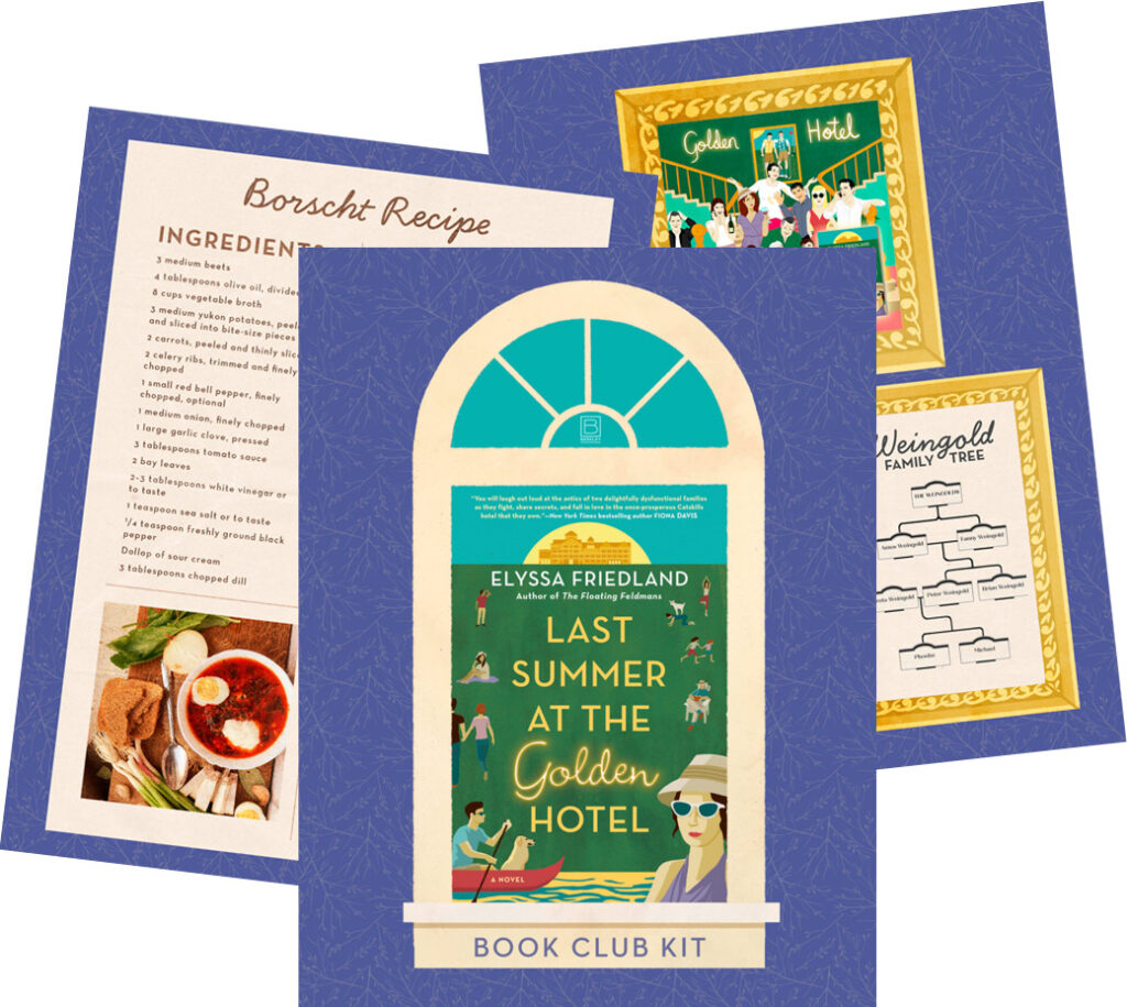 Last Summer at the Golden Hotel Bookclub Kit